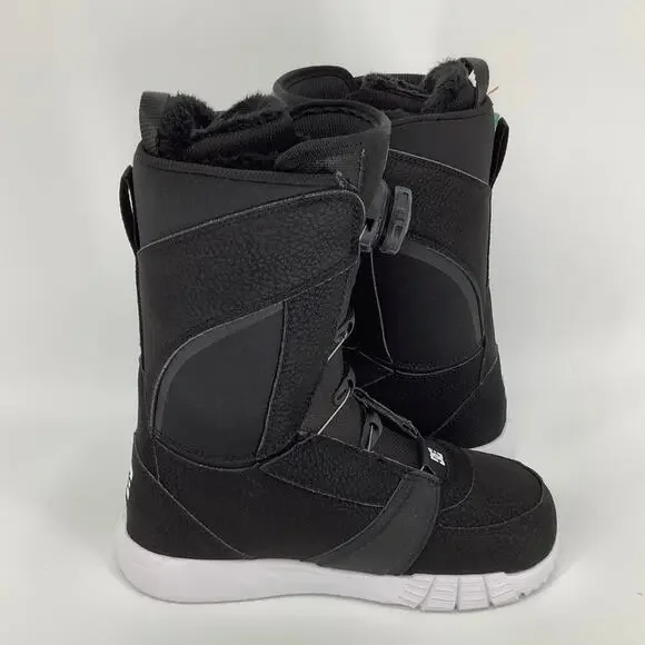 DC Size 5 Black/White Lotus Step On 2024 Snowboard Boots Insulated Boa Fit P20-2 - Picture 4 of 13